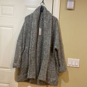 New NHBT Inhabit blanket sweater coat cardigan coatigan